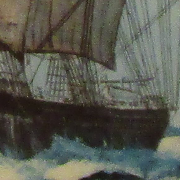 PAINTED CHINA PLATE:The Twighlight Under Full Sail - Picture 3 of 11